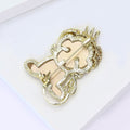 Alloy Acetate Lion Brooch For Women's Fashion Apparel Accessories view 4