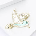 Alloy Acrylic Dove Brooch For Women's Suit And Cardigan view 4