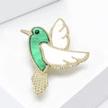 Alloy Acrylic Dove Brooch For Women's Suit And Cardigan view 2
