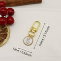 Zinc Alloy Rhinestone Number Five Keychain Bag Charm Gift view 2