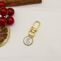Zinc Alloy Rhinestone Number Five Keychain Bag Charm Gift view 6