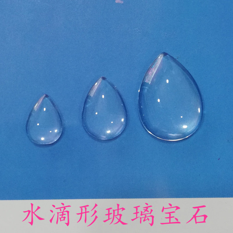 Teardrop Glass Cabochon for DIY Jewelry in Multiple Sizes