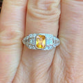 Light Luxury Jazz Style Geometric Ring For Women Chic Fashion Single Finger Jewelry view 3