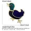 Acrylic Duck Animal Brooch For Personalized Clothing And Lapel Decoration view 5