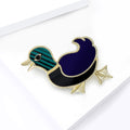 Acrylic Duck Animal Brooch For Personalized Clothing And Lapel Decoration view 3