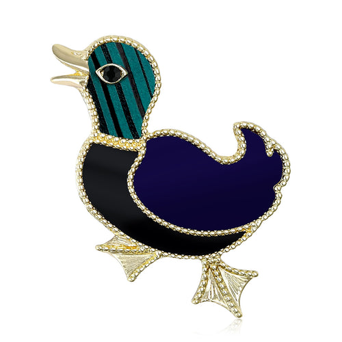 Acrylic Duck Animal Brooch For Personalized Clothing And Lapel Decoration