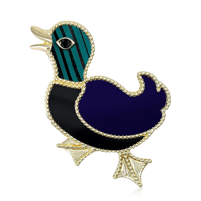 Acrylic Duck Animal Brooch For Personalized Clothing And Lapel Decoration