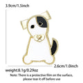 Acrylic Dog Brooch Pin Badge For Cute Clothing Decoration view 5