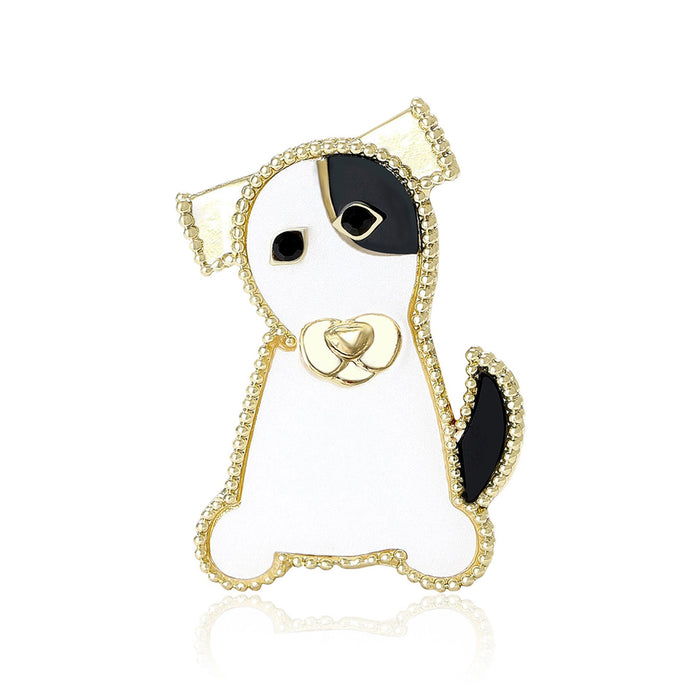 Acrylic Dog Brooch Pin Badge For Cute Clothing Decoration