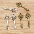 Alloy Key Charm Pendant 25x9mm 0.6g For DIY Jewelry Necklace Bracelet Accessories view 4