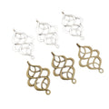Alloy Chinese Knot Pendant DIY Jewelry Accessory Necklace Bracelet Charm 27x18mm view 5