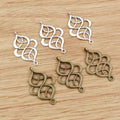 Alloy Chinese Knot Pendant DIY Jewelry Accessory Necklace Bracelet Charm 27x18mm view 4