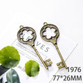 Antique Bronze Ornate Key Charms in Twenty Distinct Designs view 8