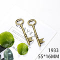 Antique Bronze Ornate Key Charms in Twenty Distinct Designs view 7