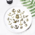 Antique Bronze Anchor Alloy Charm Assortment in Ten Designs view 3