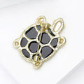 Alloy Acrylic Turtle Brooch Cute Lapel Pin For Clothing Decoration view 4
