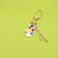 Metal Enamel Paint Palette Keychain Bag Charm Gift view 1