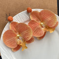 Elegant Summer Orchid Flower Acrylic Petal Alloy Stud Earrings For Beach Forest Sweet Statement Earrings view 3