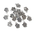 15x11mm Alloy Hollow Dog Cat Paw Print Pendant DIY Necklace Bracelet Jewelry Charm 0.9g view 3