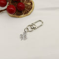 Zinc Alloy Clover Drop Oil Rhinestone Keychain Bag Charm Gift view 7