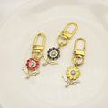 Black Zinc Alloy Flower Jewelry Findings Accessories for DIY Jewelry Making view 3