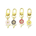 Black Zinc Alloy Flower Jewelry Findings Accessories for DIY Jewelry Making view 5