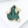 Acrylic Frog Brooch Pin With Fresh Cute Lapel Decoration view 3