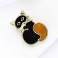 Acrylic Cat Brooch Badge Pin For Cute Clothing Decoration view 3
