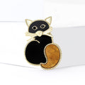 Acrylic Cat Brooch Badge Pin For Cute Clothing Decoration view 2