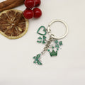 Metal Rhinestone Butterfly Heart Crown Keychain Fashion Bag Charm view 8