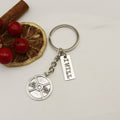 Metal Dumbbell Barbell Kettlebell Keychain Gift view 6