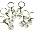 Metal Dumbbell Barbell Kettlebell Keychain Gift view 5