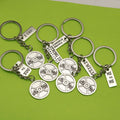 Metal Dumbbell Barbell Kettlebell Keychain Gift view 4