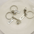Zinc Alloy Barbell Dumbbell Kettlebell Keychain for Gym Gift view 3