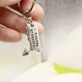 Metal 3D Gym Barbell Dumbbell Kettlebell Keychain Gift For Fitness Lovers view 4