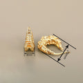 Woven Design Ear Cuff For Women, Niche U Shape Hoop Jewelry With French Elegant Style Earrings view 4