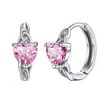 Korean Lady Heart Earrings For Women Sweet Cute Multi Color Daily Matching Jewelry view 5