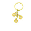 Metal Daisy Flower Keychain Handbag Charm Gift view 5