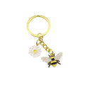 Metal Bee Flower Keychain For Friendship Bag Charm Gift view 5