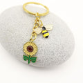 Gold Zinc Alloy Sunflower Jewelry Findings Accessories for DIY Jewelry Making view 3
