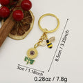 Gold Zinc Alloy Sunflower Jewelry Findings Accessories for DIY Jewelry Making view 2