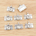 Alloy Camera Pendant Charms For DIY Jewelry Necklace Bracelet Accessories, 15x14mm, 2g view 3