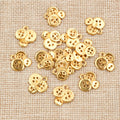 Alloy Button Pendant Charms For DIY Jewelry Accessories Necklace Bracelet Making 15x14mm 1g view 4