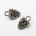 Textured Pine Cone Charm In 4 Metal Finishes For Jewelry Making view 9