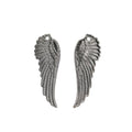 Single Angel Wing Metal Charm In 5 Finish Options for Jewelry Making view 10