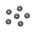 Round Patterned Metal Spacer Beads in Six Finishes view 11