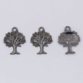 Leafy Tree Metal Pendant Charms in 8 Distinct Finishes view 12