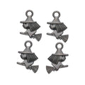 Vintage Style Metal Witch Figure Charm in 5 Metal Finishes view 8