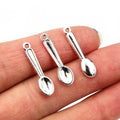 Alloy Spoon And Fork Kitchen Utensil Charms Pendants For DIY Necklace Bracelet Jewelry Making view 3