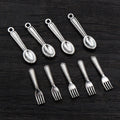 Alloy Spoon And Fork Kitchen Utensil Charms Pendants For DIY Necklace Bracelet Jewelry Making view 1